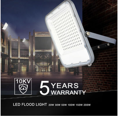 80CRI 2800Lm IP65 LED Flood Light Ultra Slim 50W Heat Sinking 0.5PF