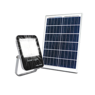 RoHS CB 5H Charging Solar Panel Flood Lights Grille Reflector IP65 4200lm 50W