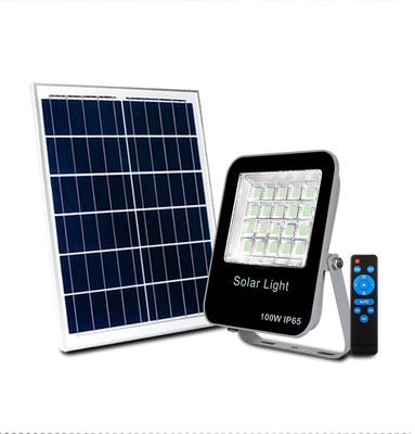 RoHS CB 5H Charging Solar Panel Flood Lights Grille Reflector IP65 4200lm 50W